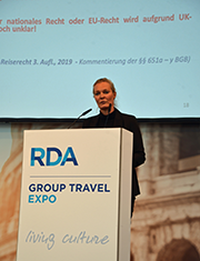 Angela Bartl auf dem Trend-Forum. ©Jörg Berghoff