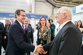 Foto bdo: v.l.n.r.: Andreas Scheuer, Christiane Leonhard, Karl Hülsmann