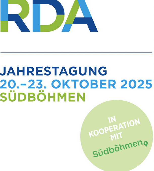 RDA-Jahrestagung 2025: 20.-23.10 in Budweis in Südböhmen
