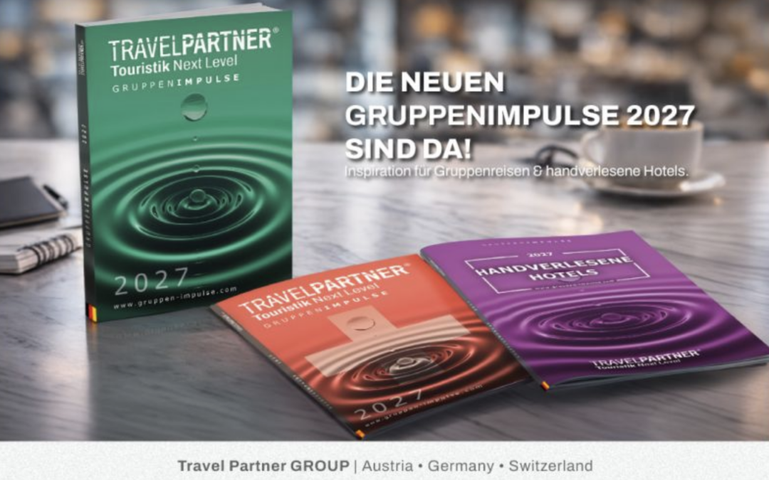 TRAVEL PARTNER: Neue Kataloge 2027 – neue Inspiration