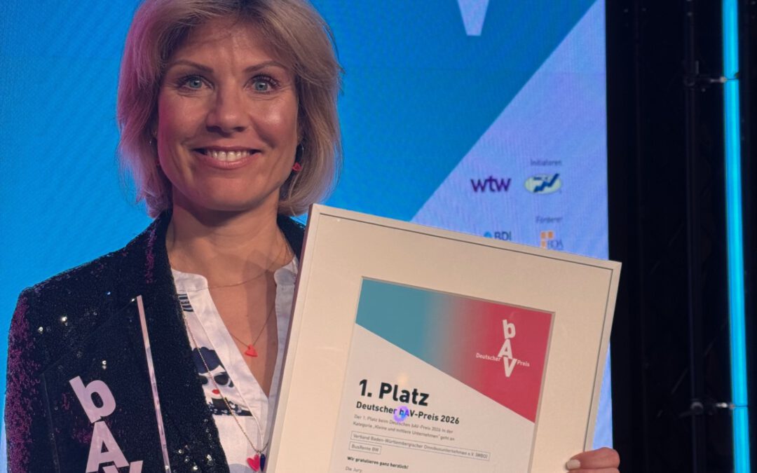 BAV-PREIS 2026: WBO für BusRente BW ausgezeichnet