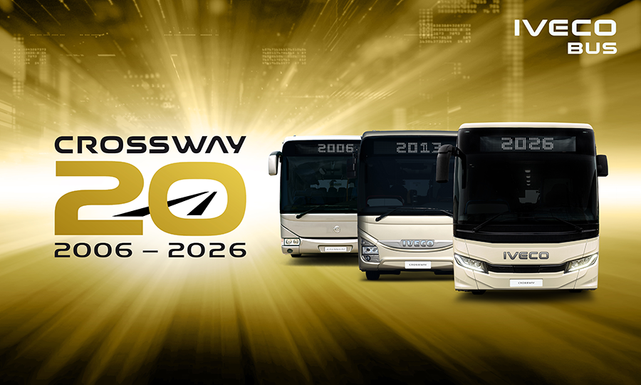 ÜBERLANDBUSSE: Iveco feiert 20 Jahre Crossway