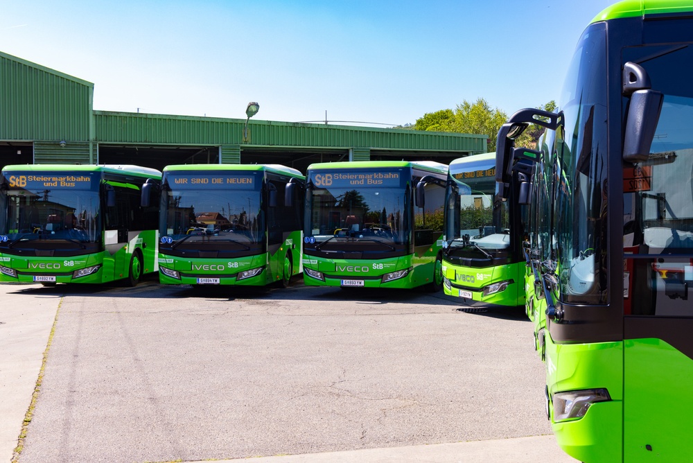 IVECO CROSSWAY: Steiermarkbahn übernimmt 23 neue Überlandfahrzeuge