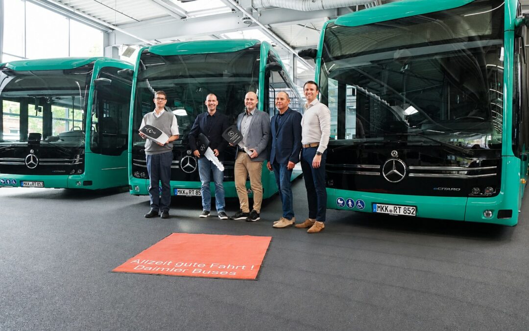ELEKTRIFIZIERUNG DES FUHRPARKS: Racktours erweitert Fuhrpark um drei E-Citaro